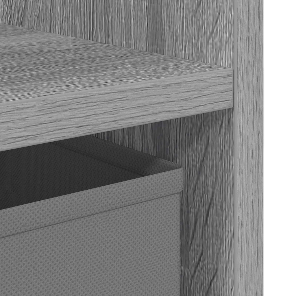 Nachttisch 2 pcs Graues Sonoma 25,5 x 22 x 49,5 cm