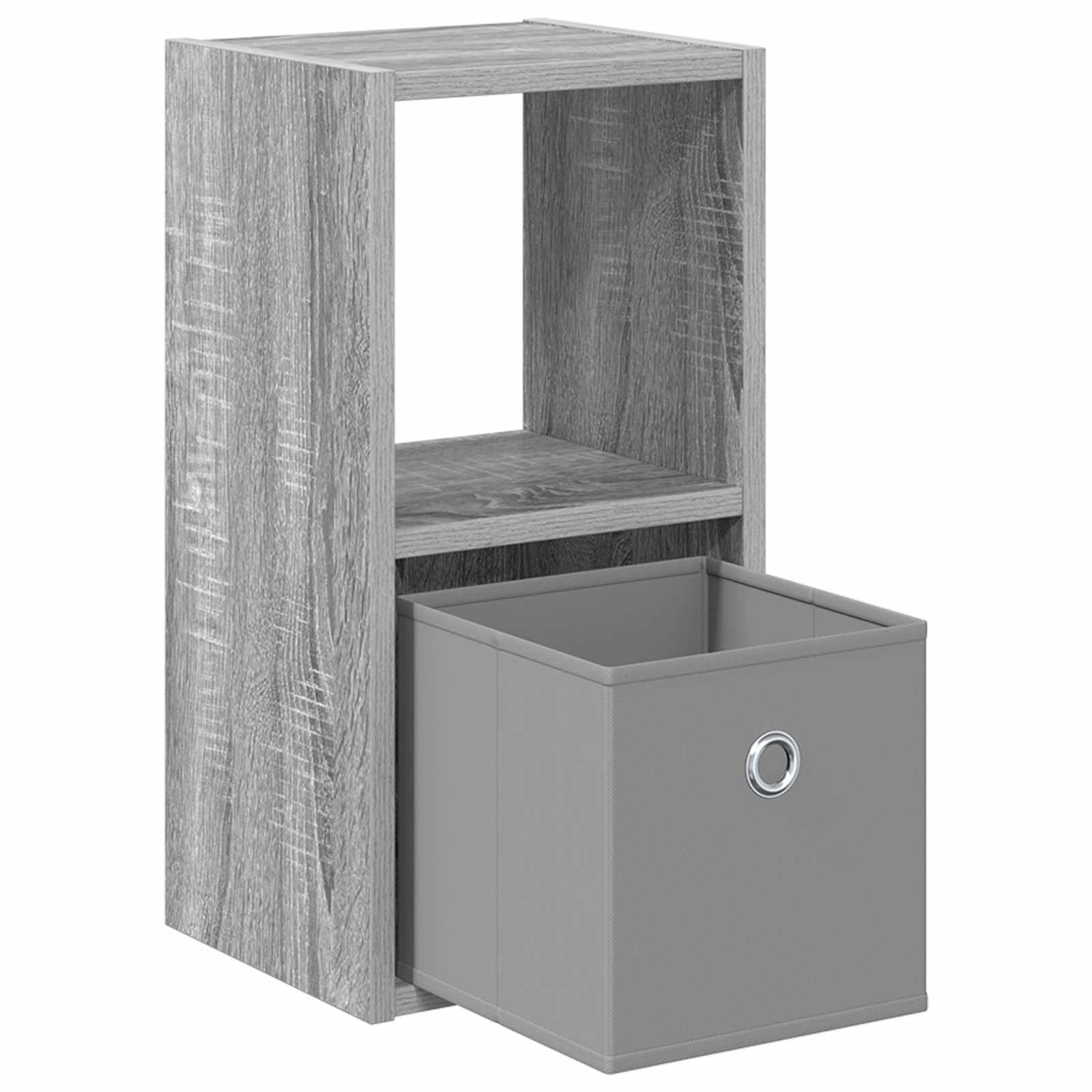 Nachttisch 2 pcs Graues Sonoma 25,5 x 22 x 49,5 cm