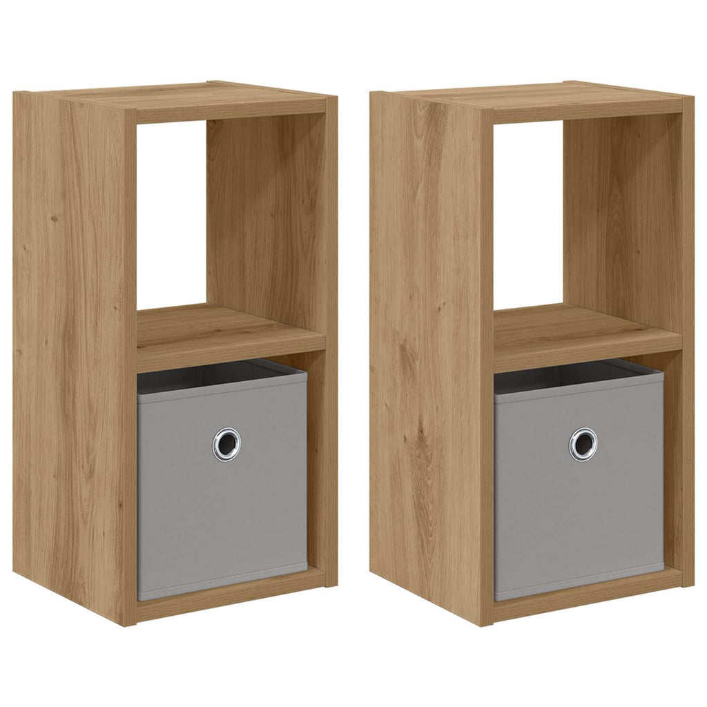 Nachttisch 2 pcs Artisan-Eiche 25,5 x 22 x 49,5 cm