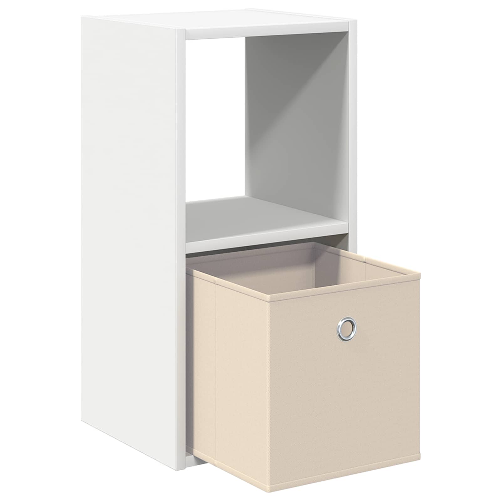 Nachttisch 2 pcs Weiß 30,5 x 27 x 59,5 cm Holzwerkstoff