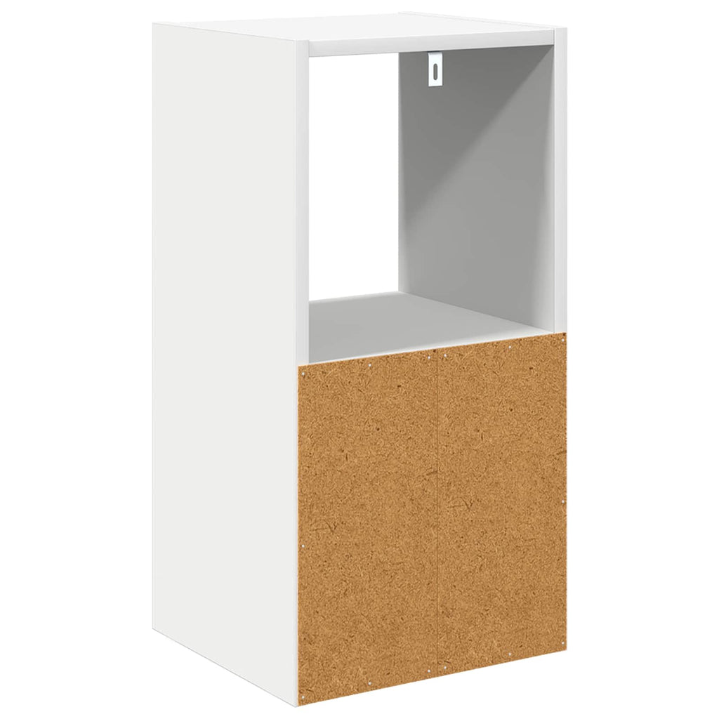 Nachttisch 2 pcs Weiß 30,5 x 27 x 59,5 cm Holzwerkstoff