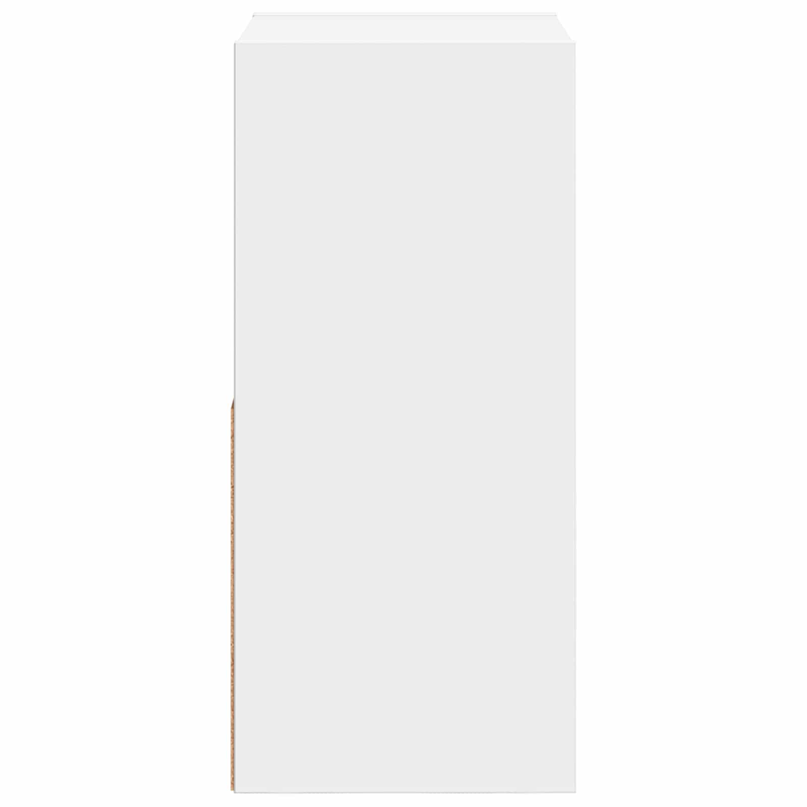 Nachttisch 2 pcs Weiß 30,5 x 27 x 59,5 cm Holzwerkstoff