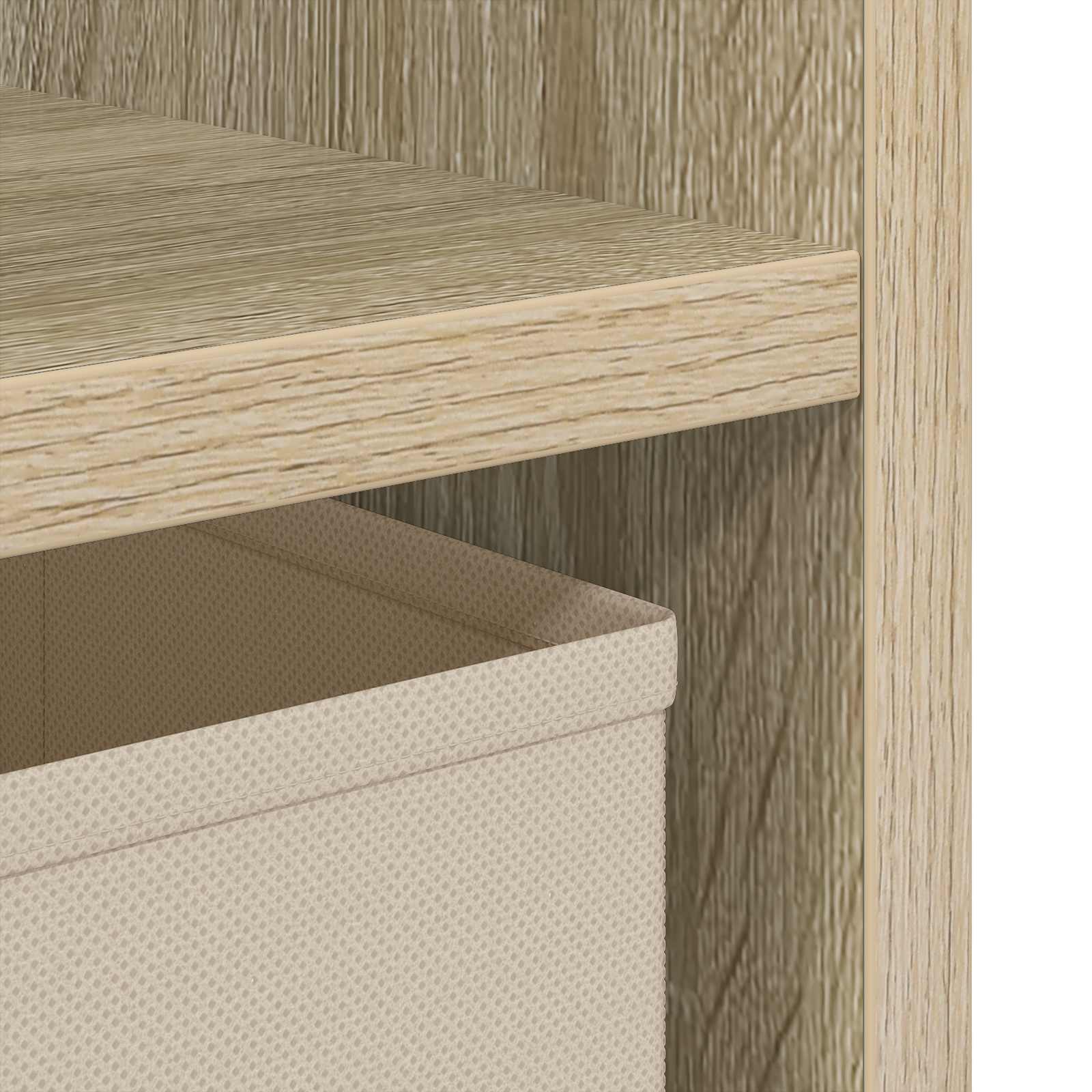 Nachttisch 2 pcs Sonoma-Eiche 30,5 x 27 x 59,5 cm Holzwerkstoff
