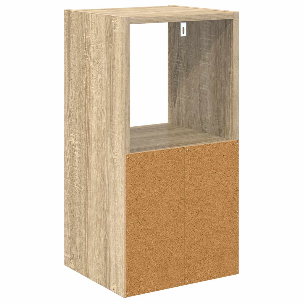 Nachttisch 2 pcs Sonoma-Eiche 30,5 x 27 x 59,5 cm Holzwerkstoff