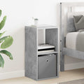 Nachttisch Beton Grau 30,5 x 27 x 59,5 cm Holzwerkstoff