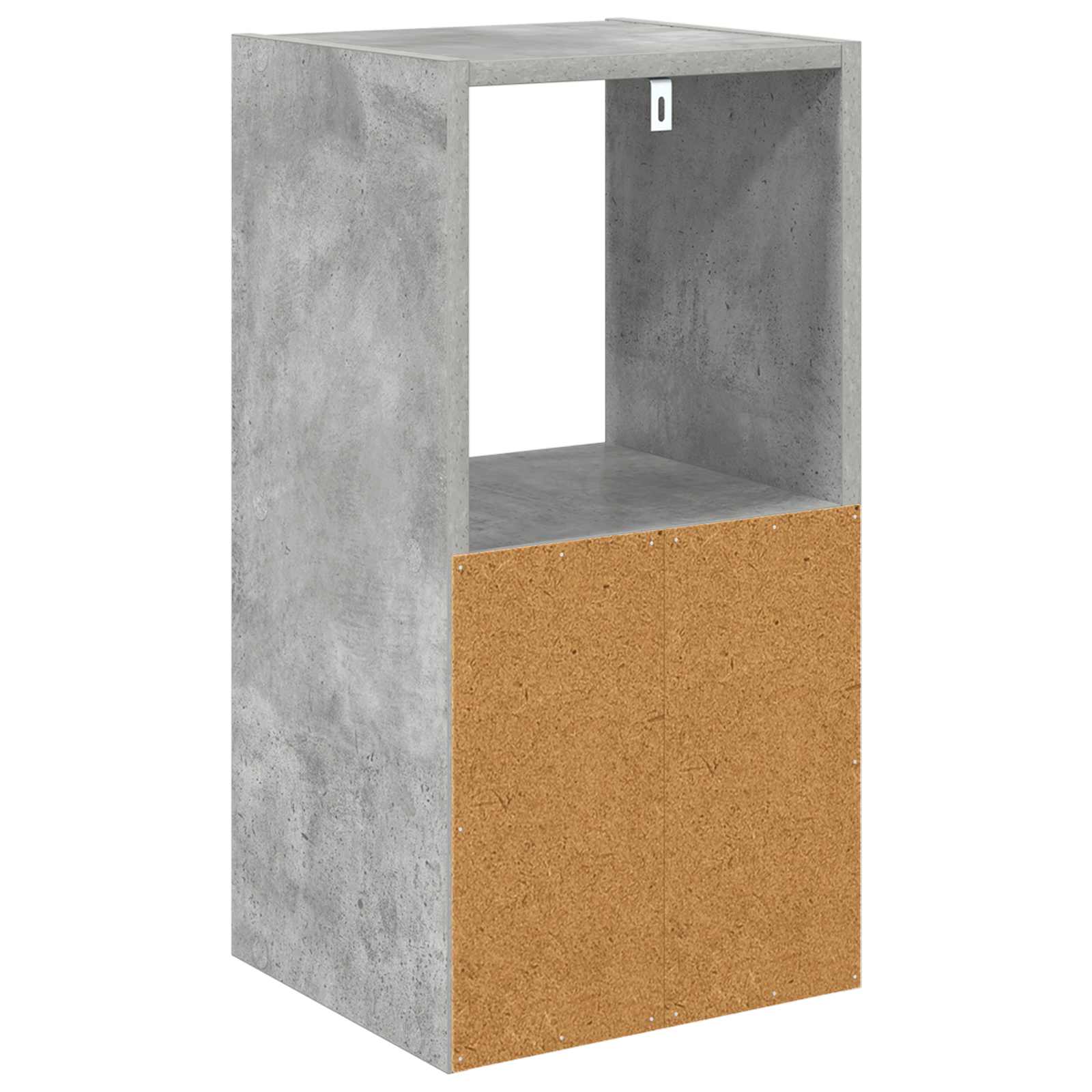 Nachttisch Beton Grau 30,5 x 27 x 59,5 cm Holzwerkstoff