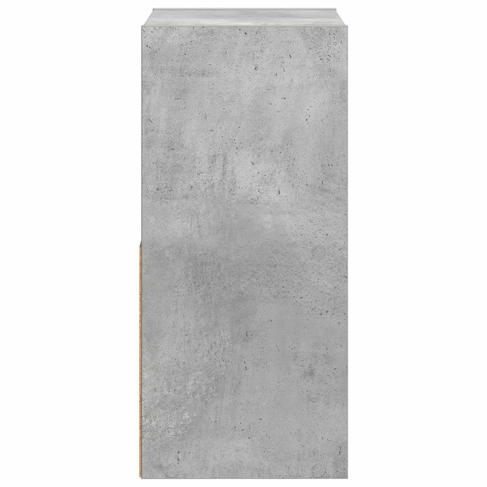 Nachttisch Beton Grau 30,5 x 27 x 59,5 cm Holzwerkstoff