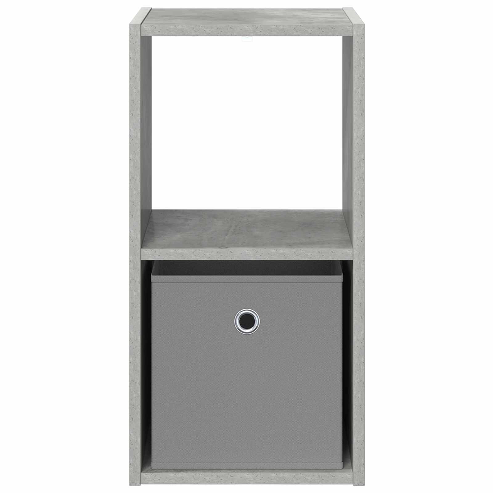 Nachttisch 2 pcs Beton Grau 30,5 x 27 x 59,5 cm Holzwerkstoff