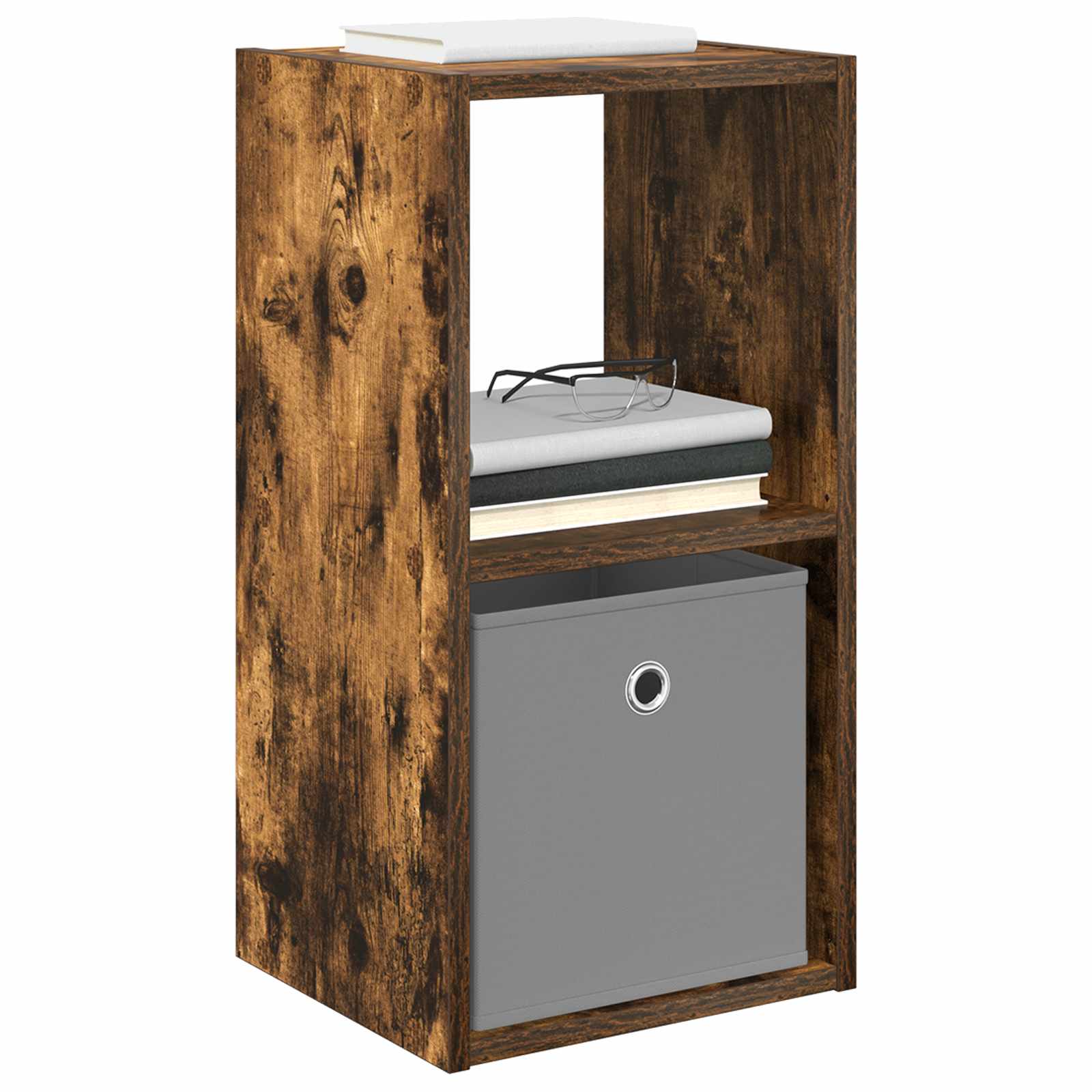 Nachttisch 2 pcs Geräucherte Eiche 30,5 x 27 x 59,5 cm