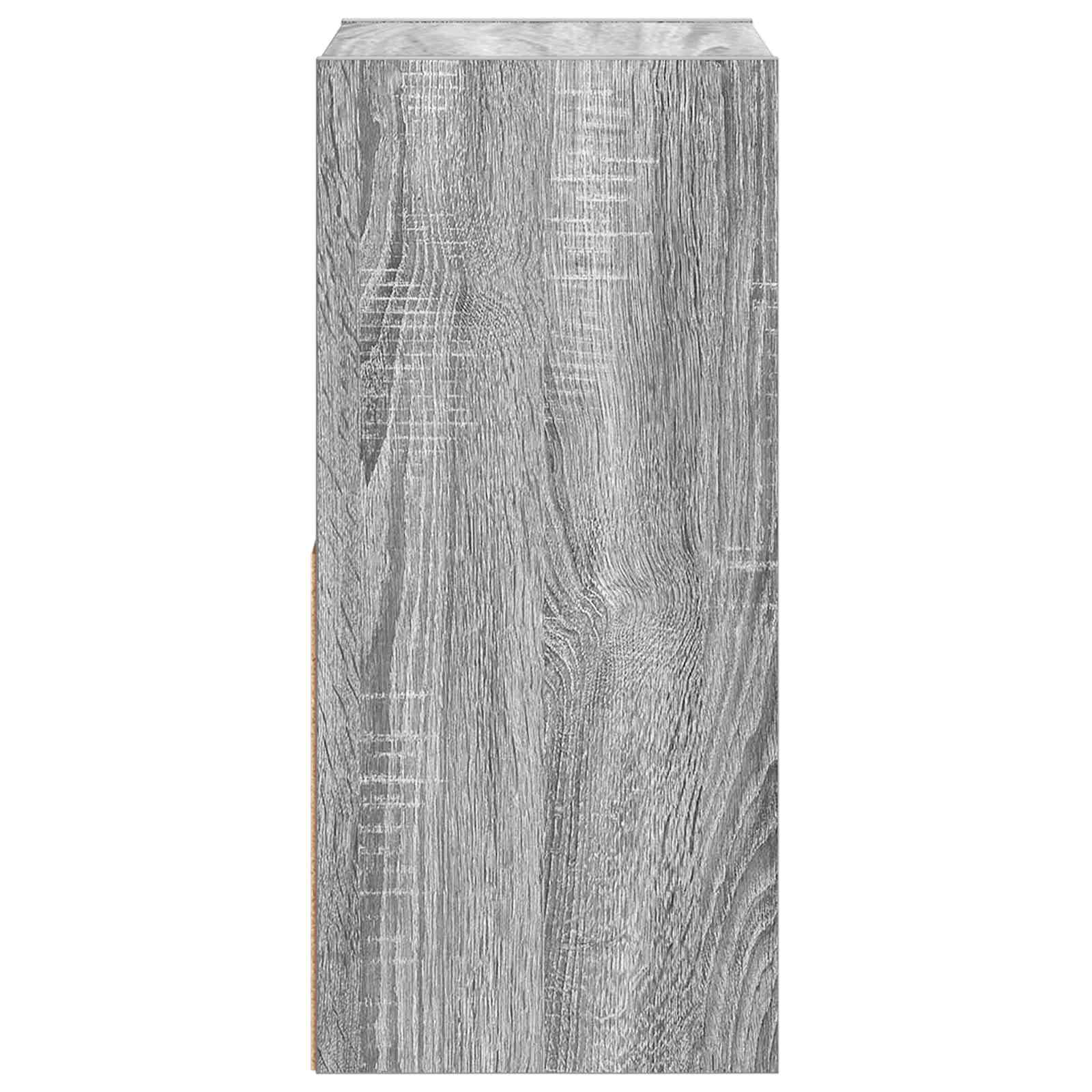 Nachttisch Graues Sonoma 30,5 x 27 x 59,5 cm Holzwerkstoff