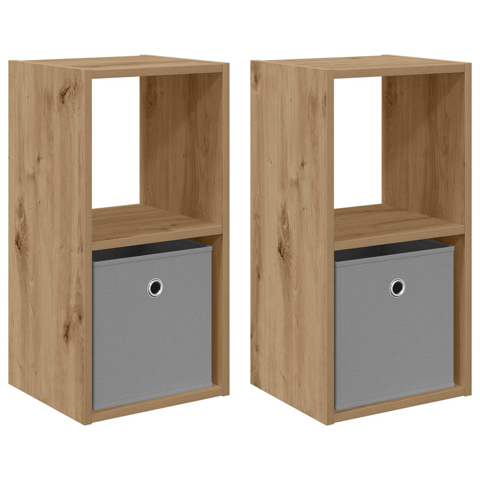 Nachttisch 2 pcs Artisan-Eiche 30,5 x 27 x 59,5 cm