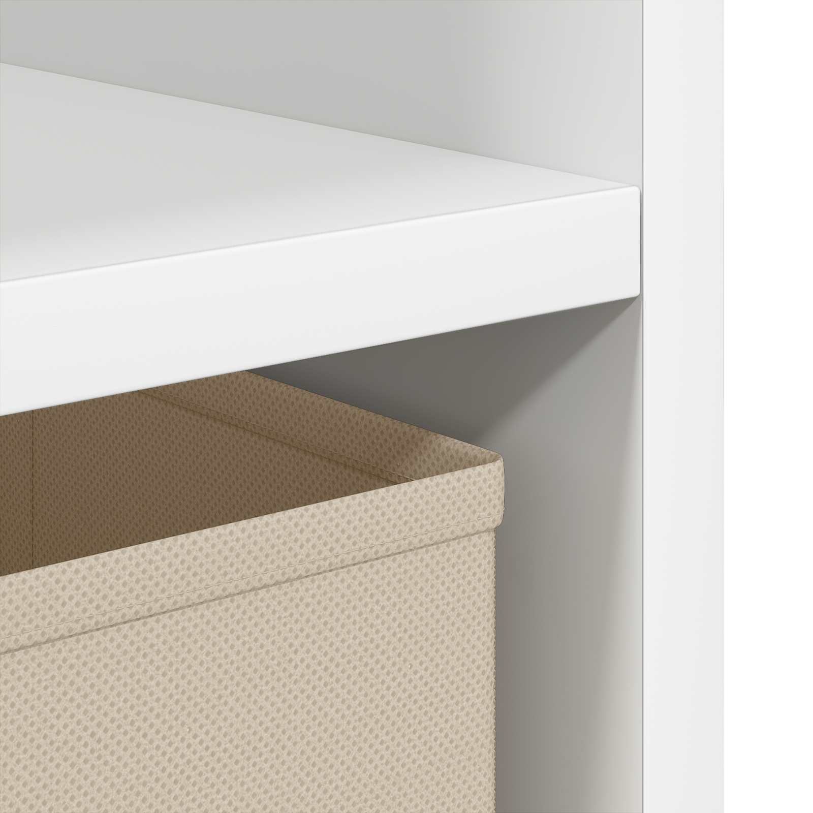 Nachttisch 2 pcs Weiß 35 x 32 x 68,5 cm Holzwerkstoff