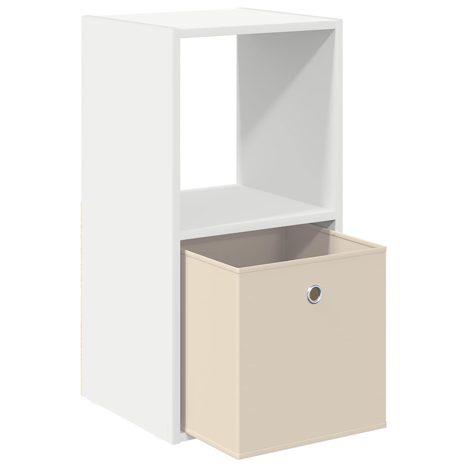 Nachttisch 2 pcs Weiß 35 x 32 x 68,5 cm Holzwerkstoff