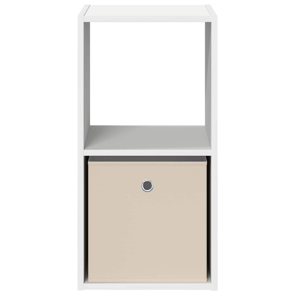 Nachttisch 2 pcs Weiß 35 x 32 x 68,5 cm Holzwerkstoff