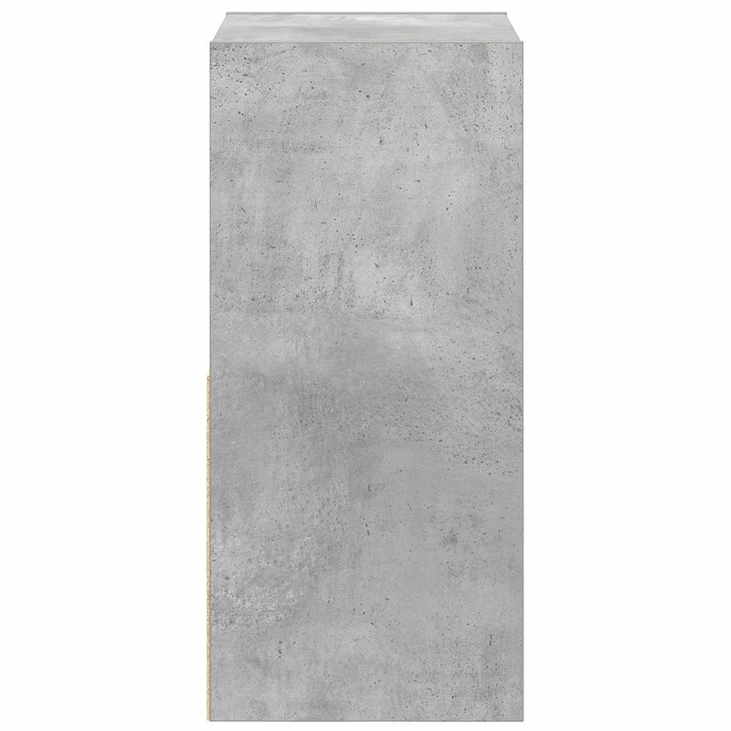 Nachttisch Beton Grau 35 x 32 x 68,5 cm Holzwerkstoff