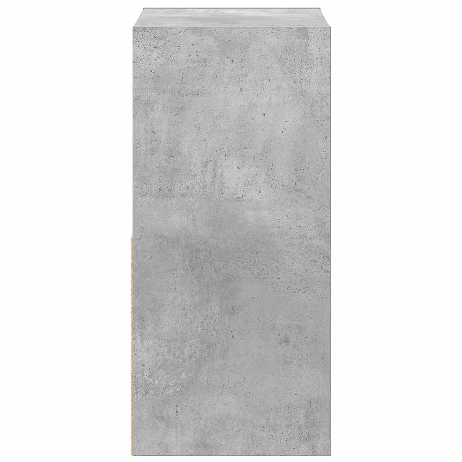 Nachttisch Beton Grau 35 x 32 x 68,5 cm Holzwerkstoff