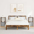 Nachttisch 2 pcs Geräucherte Eiche 35 x 32 x 68,5 cm
