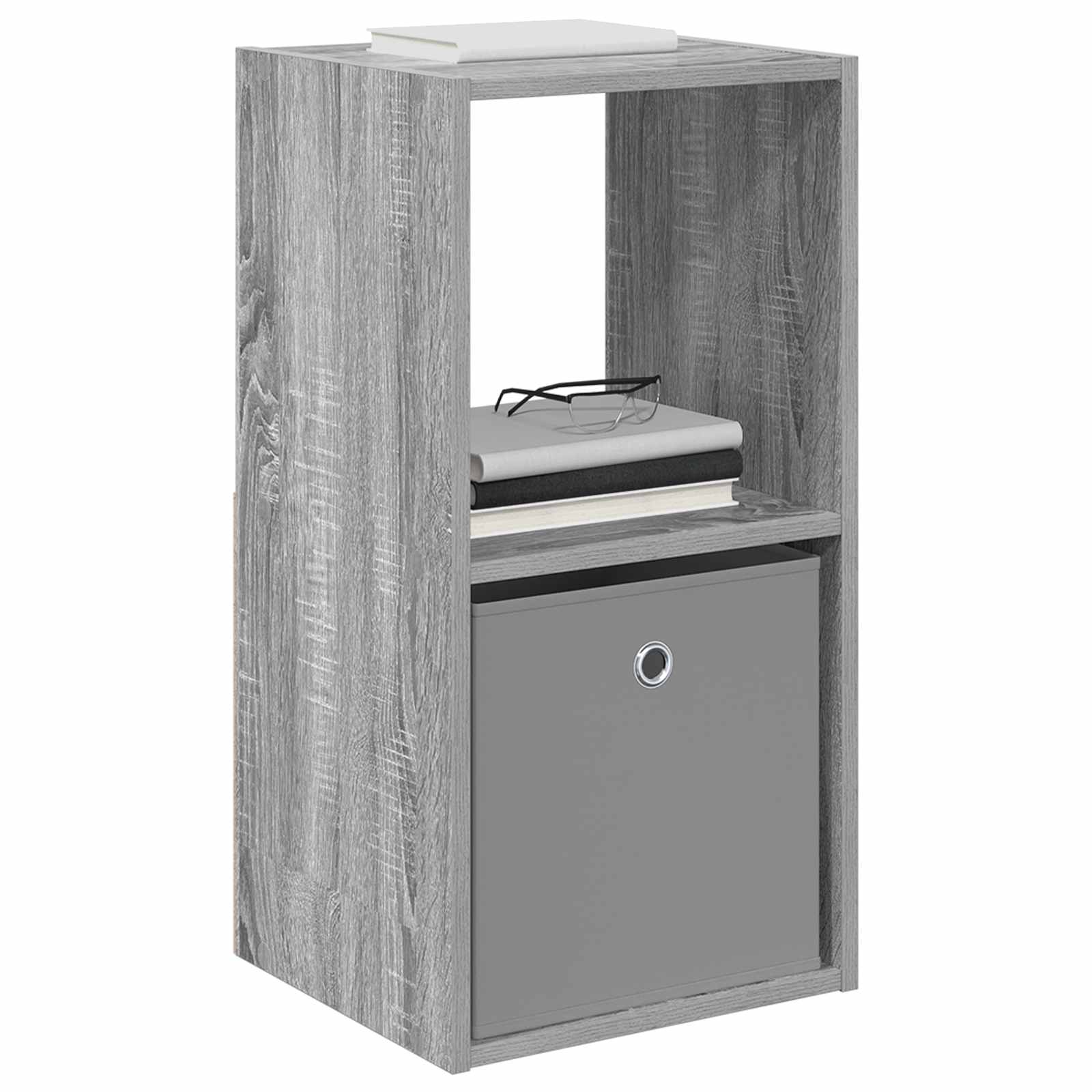 Nachttisch Graues Sonoma 35 x 32 x 68,5 cm Holzwerkstoff