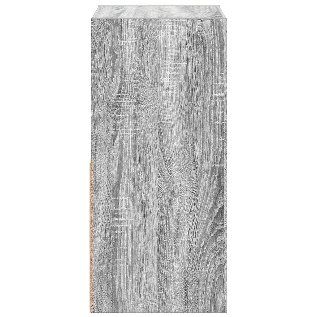 Nachttisch 2 pcs Graues Sonoma 35 x 32 x 68,5 cm Holzwerkstoff