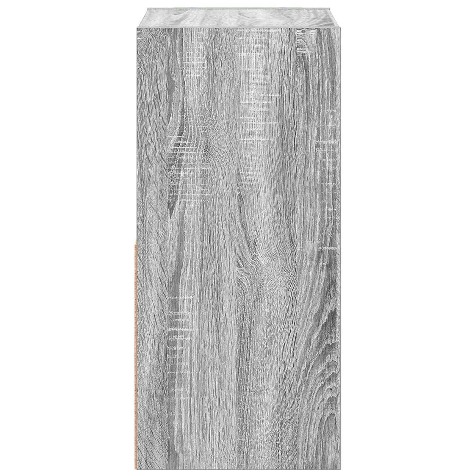 Nachttisch 2 pcs Graues Sonoma 35 x 32 x 68,5 cm Holzwerkstoff