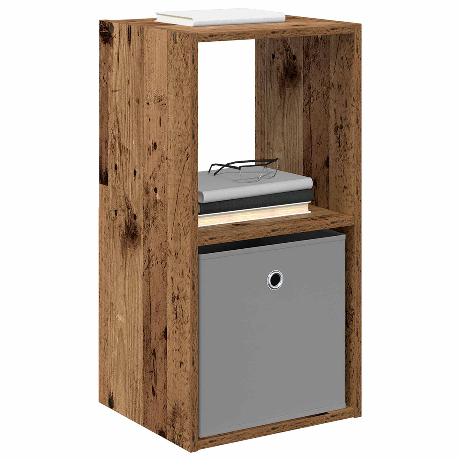 Nachttisch 2 pcs Altholz 35 x 32 x 68,5 cm Holzwerkstoff