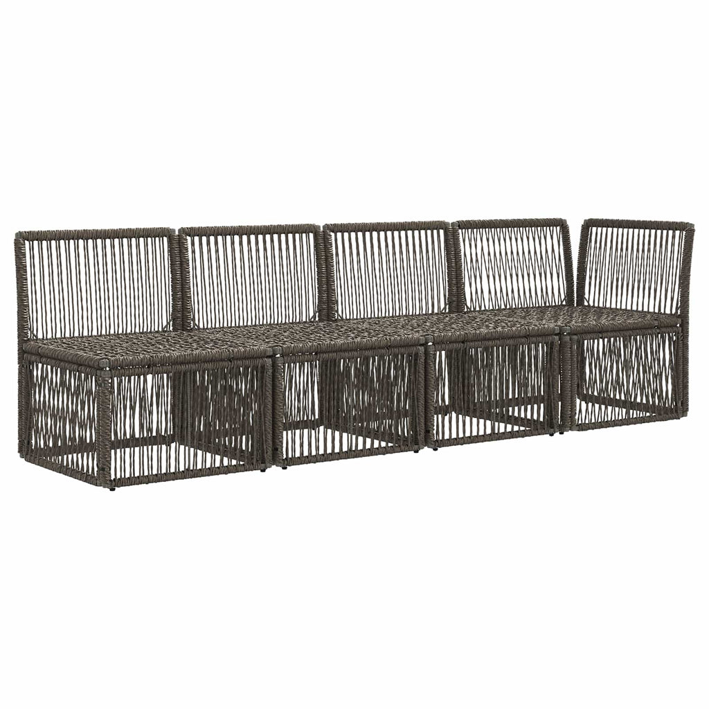 4-Sitzer Sofa mit linker Armlehne 4 pcs 4-Sitzanzahl Grau