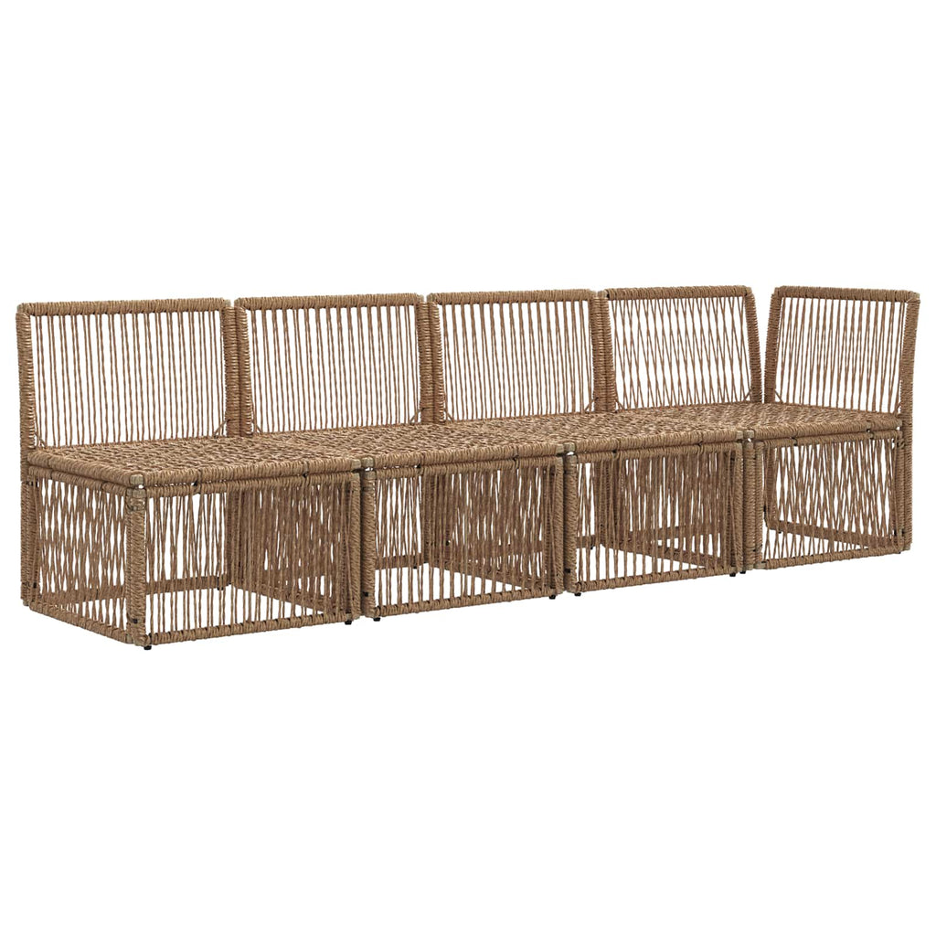 4-Sitzer Sofa mit linker Armlehne 4 pcs 4-Sitzanzahl Beige