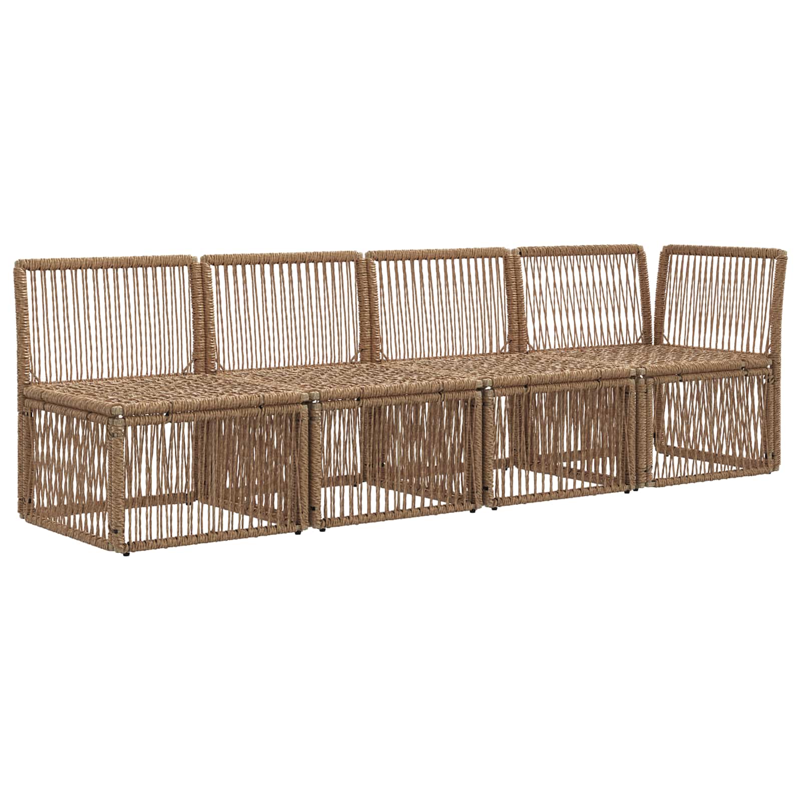 4-Sitzer Sofa mit linker Armlehne 4 pcs 4-Sitzanzahl Beige