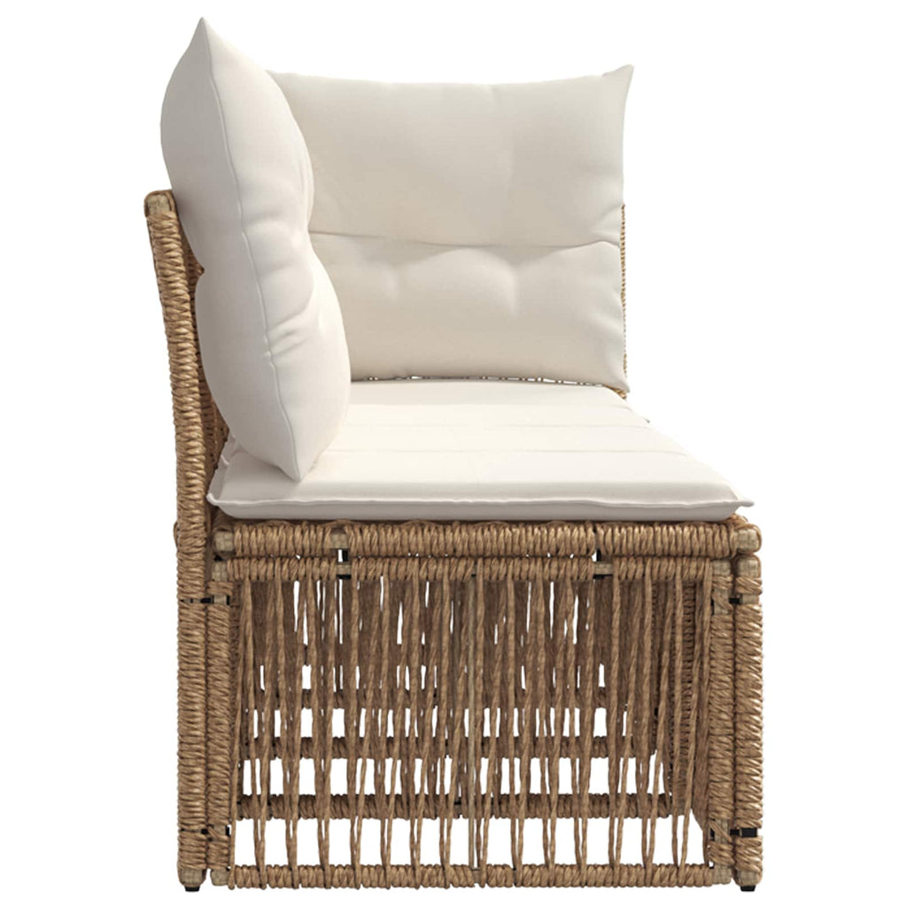 4-Sitzer Sofa mit linker Armlehne 4 pcs 4-Sitzanzahl Beige