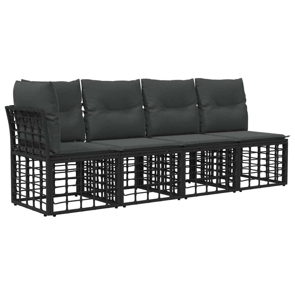 4-Sitzer Garten-Sofa mit linker Armlehne 4 pcs 4-Sitzanzahl