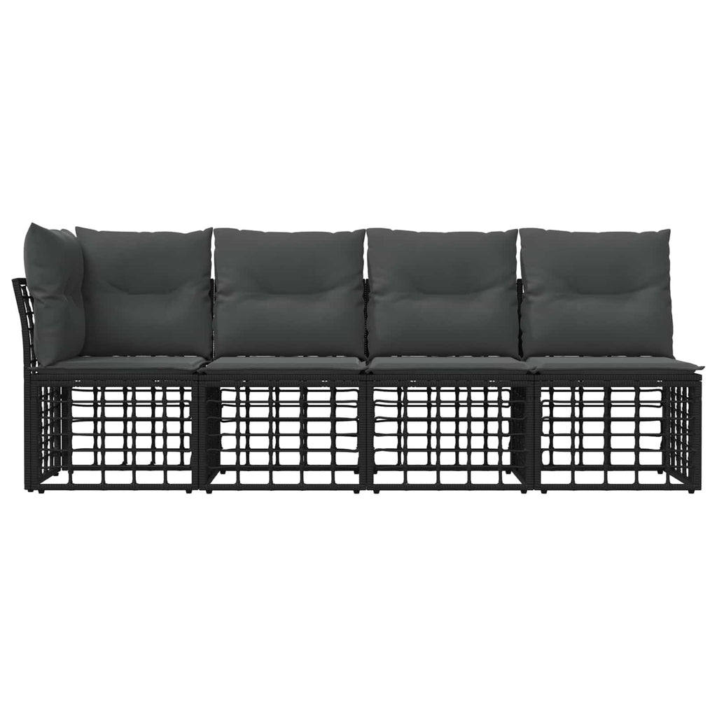 4-Sitzer Garten-Sofa mit linker Armlehne 4 pcs 4-Sitzanzahl