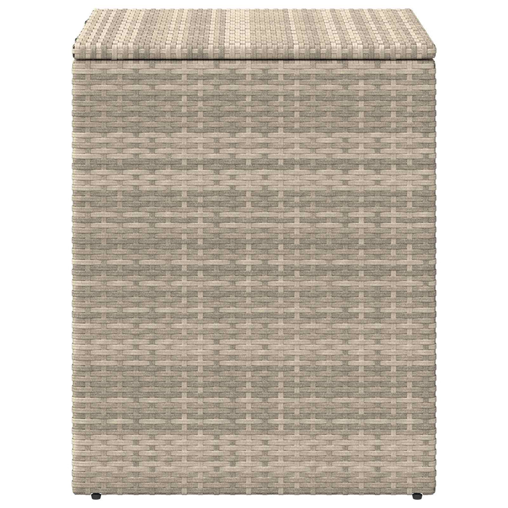 Kissenbox Hellgrau 55 x 55 x 69 cm Poly-Rattan