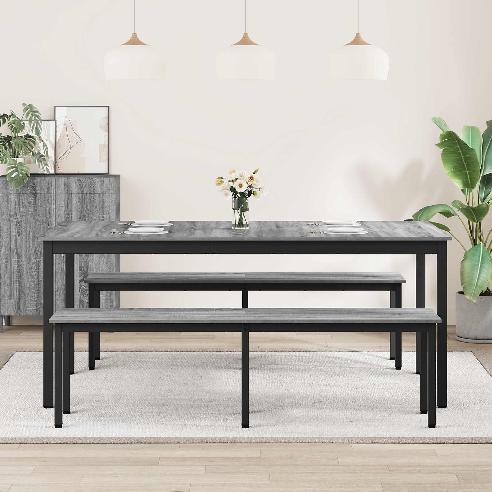 Esstische 2 pcs 180 x 90 x 75 cm Holzwerkstoff