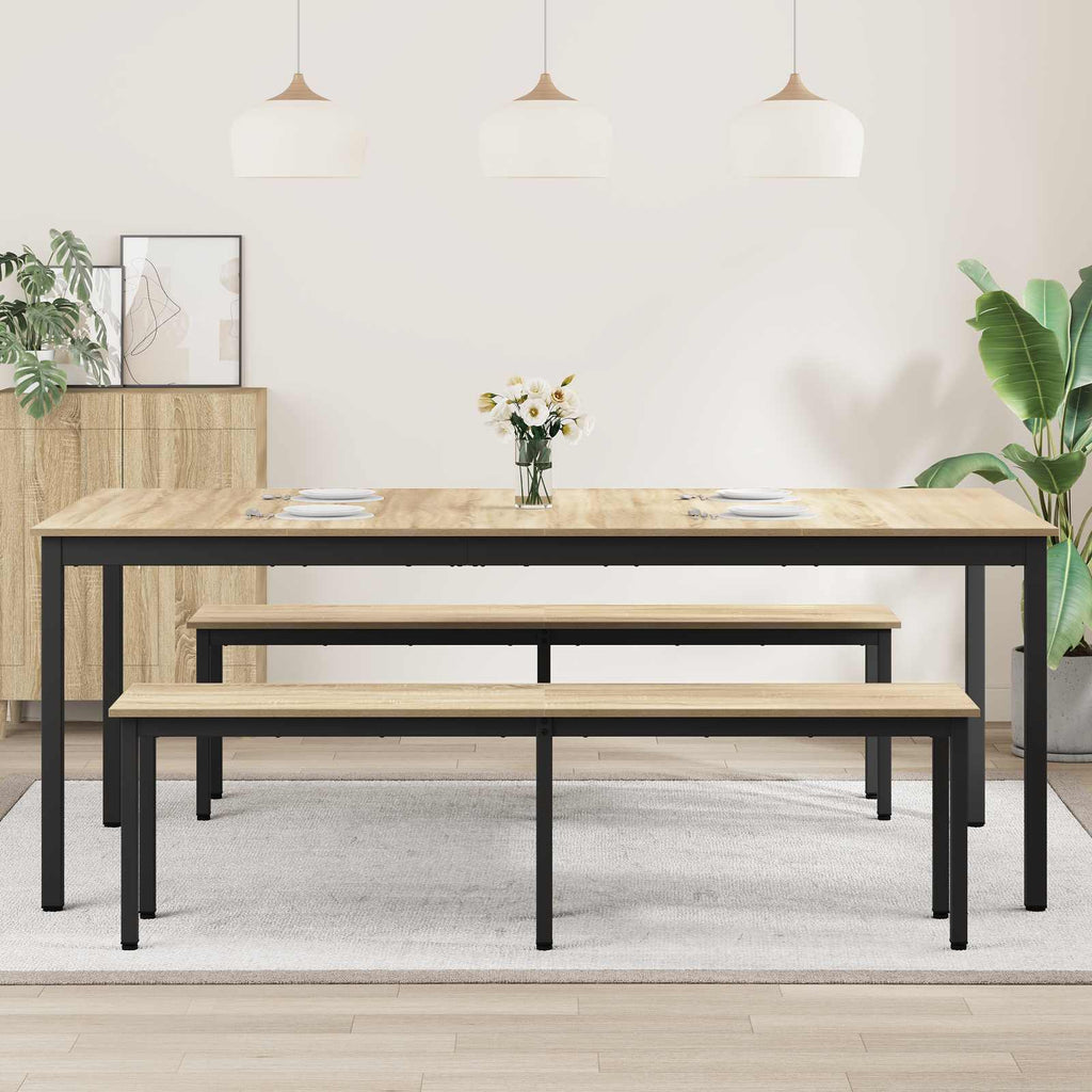 Esstische 2 pcs 200 x 100 x 75 cm Holzwerkstoff