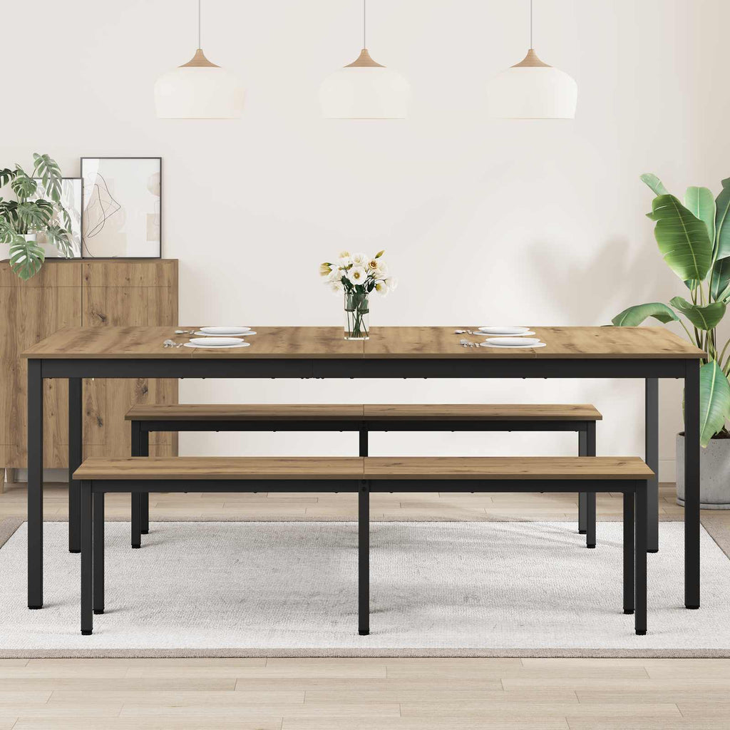 Esstische 200 x 100 x 75 cm Holzwerkstoff Rechtwinklig