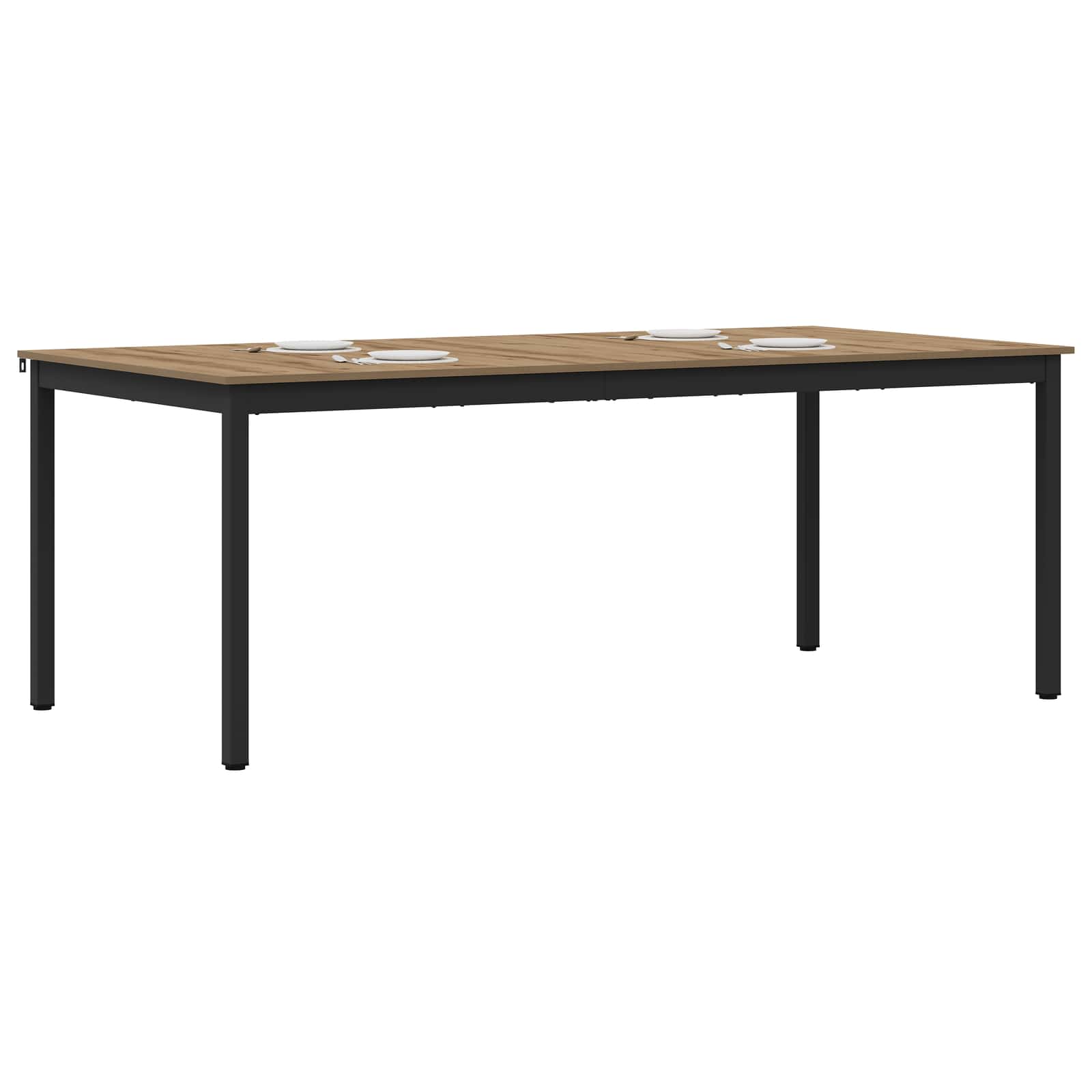 Esstische 200 x 100 x 75 cm Holzwerkstoff Rechtwinklig