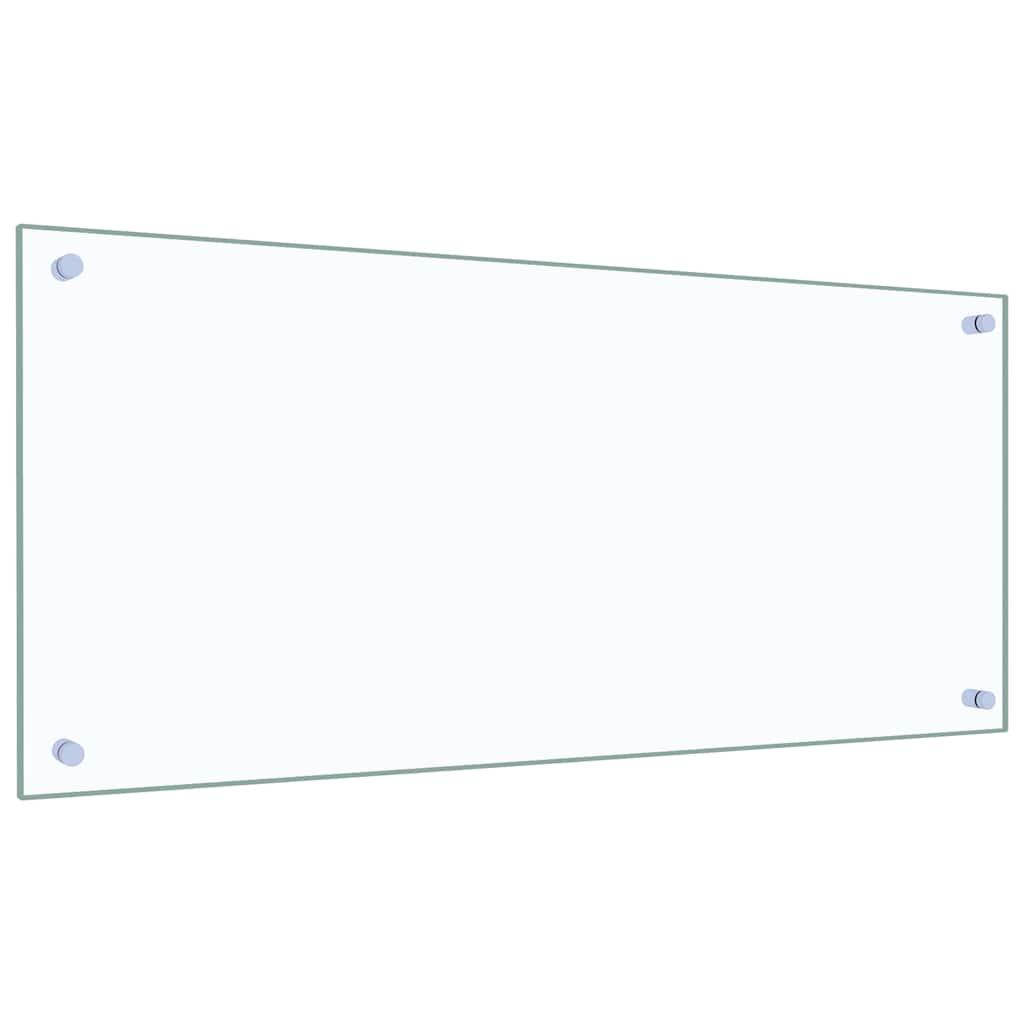 Küchenrückwand 2 pcs Transparent 90 x 40 cm Gehärtetes Glas