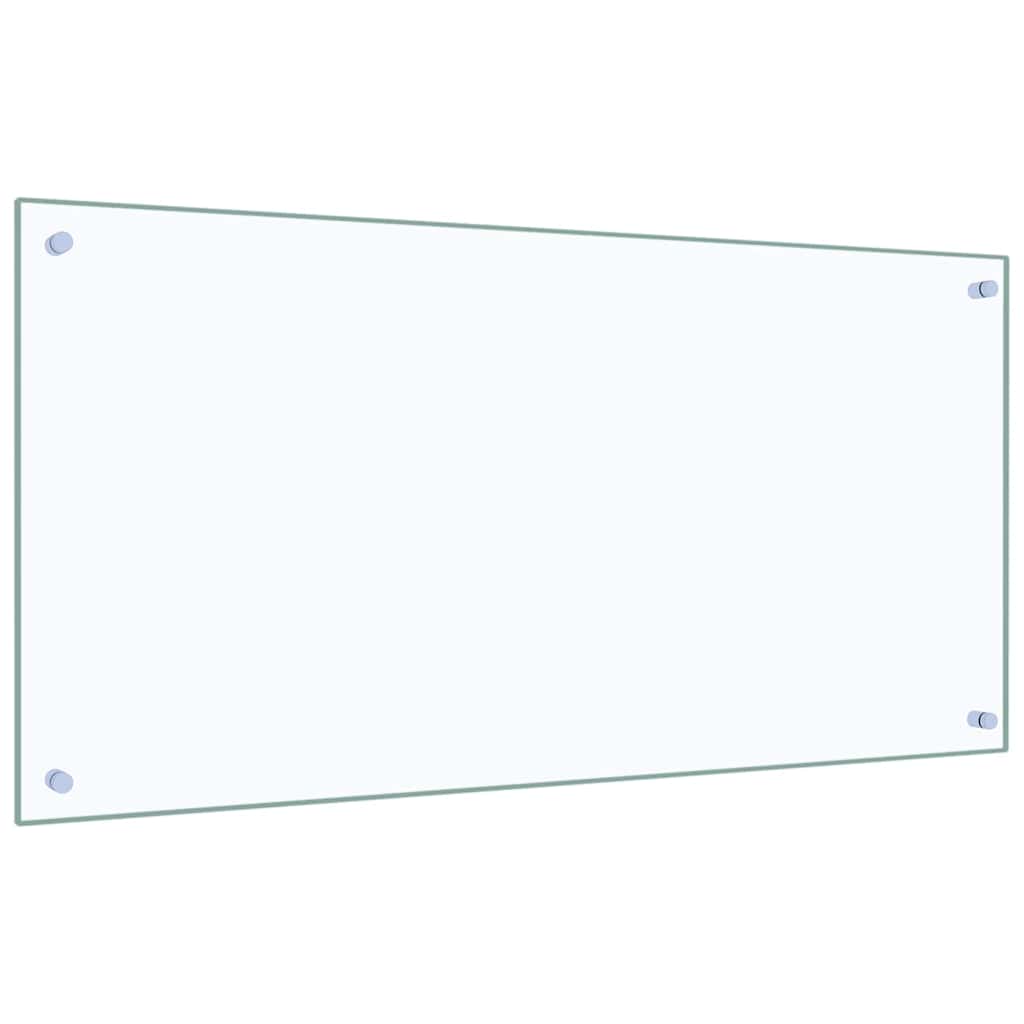 Küchenrückwand 2 pcs Transparent 100 x 50 cm Gehärtetes Glas