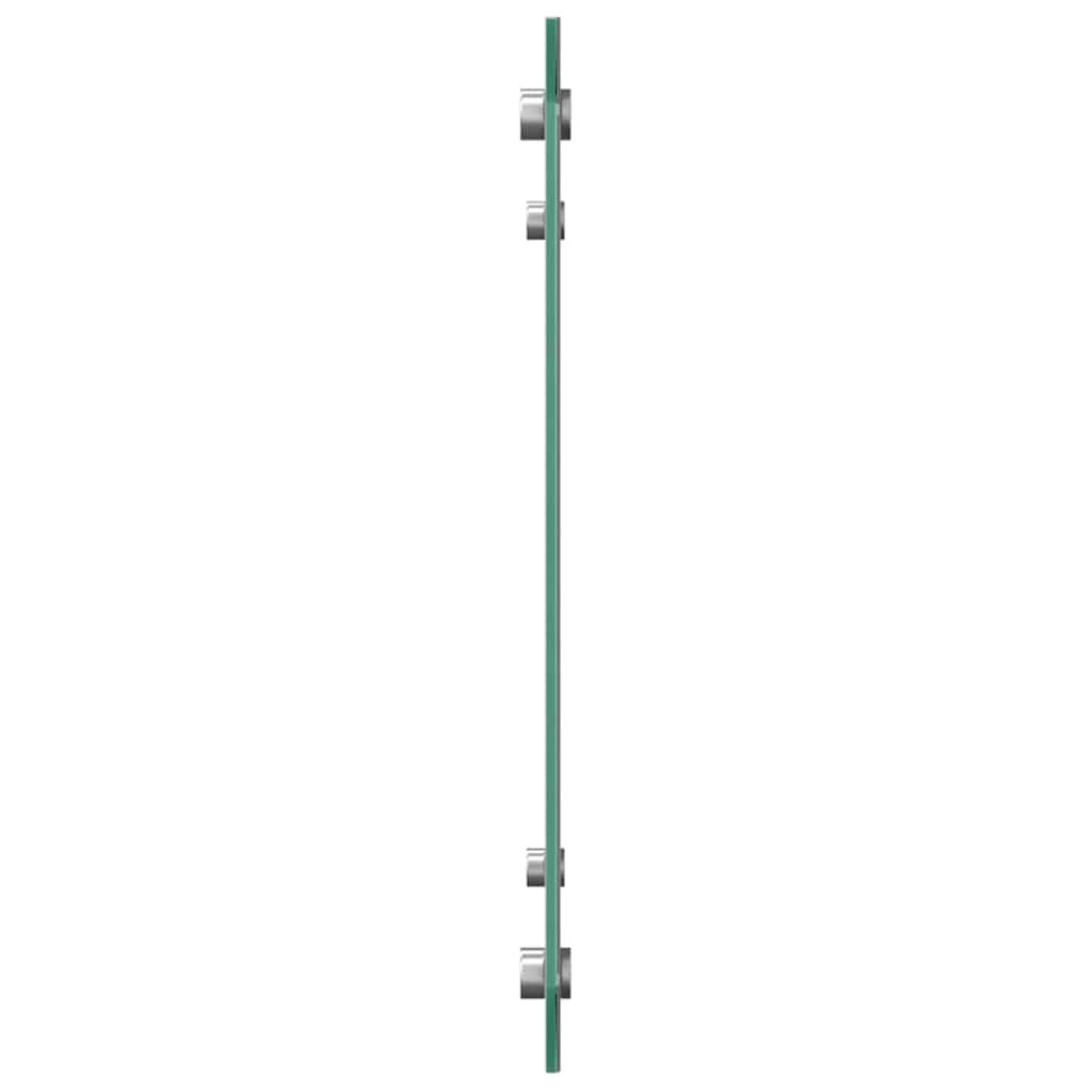 Küchenrückwand 2 pcs Hellgrau 80 x 40 cm Gehärtetes Glas