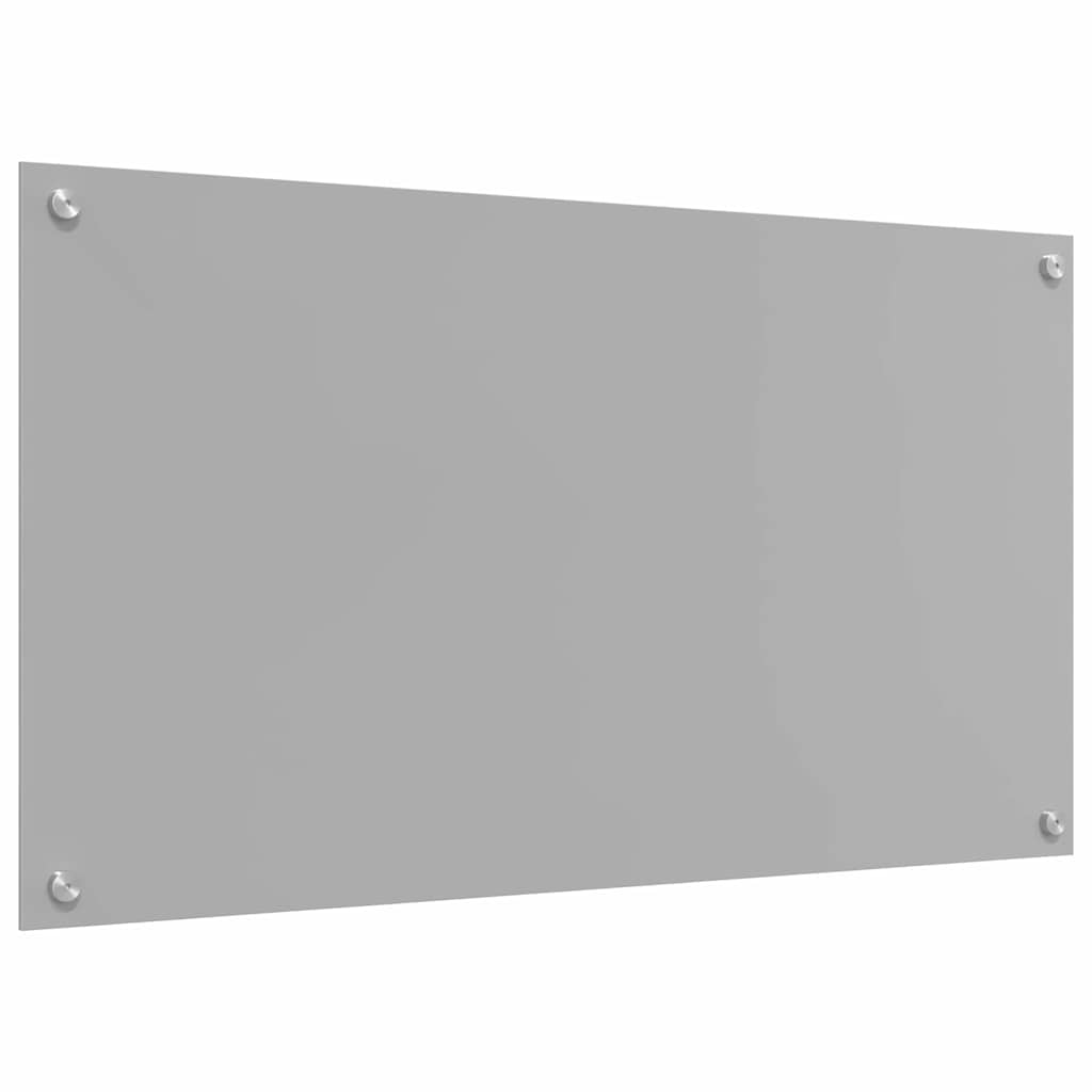 Küchenrückwand 2 pcs Hellgrau 90 x 50 cm Gehärtetes Glas