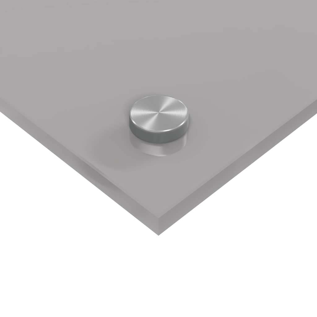 Küchenrückwand 2 pcs Hellgrau 100 x 50 cm Gehärtetes Glas