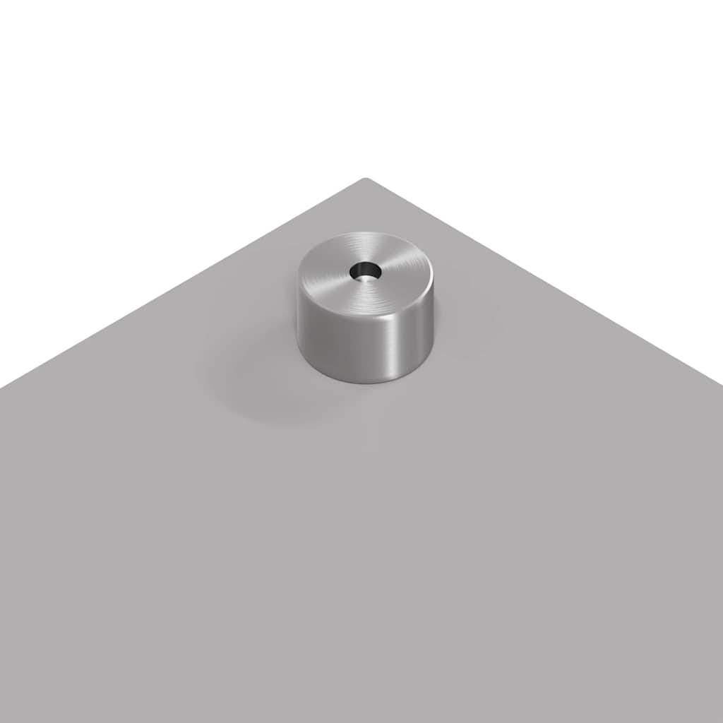 Küchenrückwand 2 pcs Hellgrau 100 x 50 cm Gehärtetes Glas