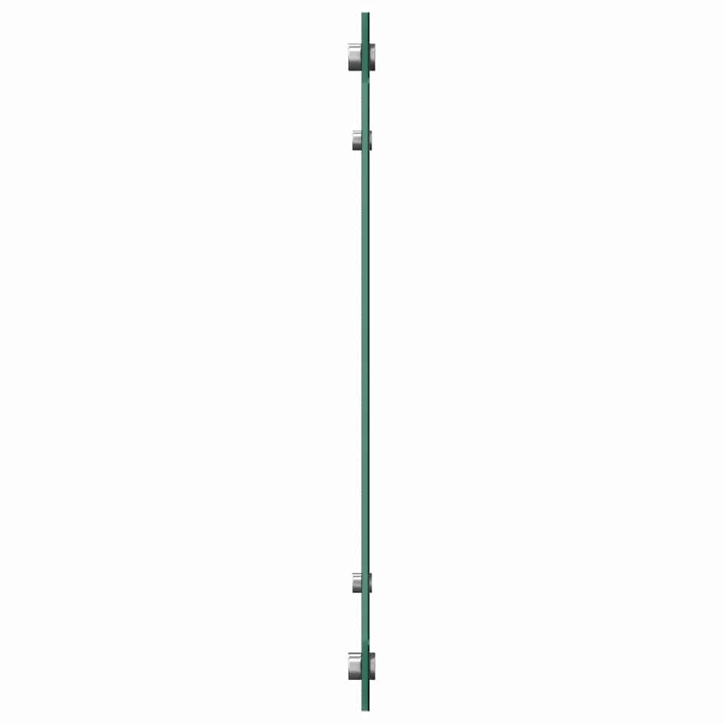 Küchenrückwand 2 pcs Dunkelgrau 80 x 50 cm Gehärtetes Glas