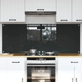 Küchenrückwand 2 pcs Dunkelgrau 80 x 60 cm Gehärtetes Glas