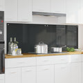 Küchenrückwand 2 pcs Dunkelgrau 90 x 60 cm Gehärtetes Glas