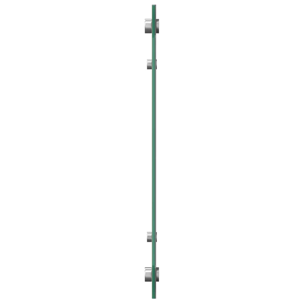 Küchenrückwand 2 pcs Dunkelgrau 100 x 40 cm Gehärtetes Glas