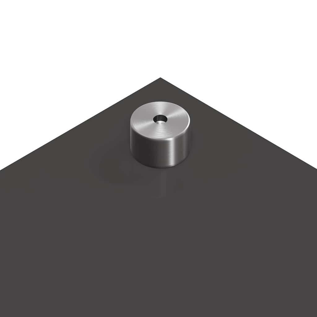 Küchenrückwand 2 pcs Dunkelgrau 100 x 50 cm Gehärtetes Glas