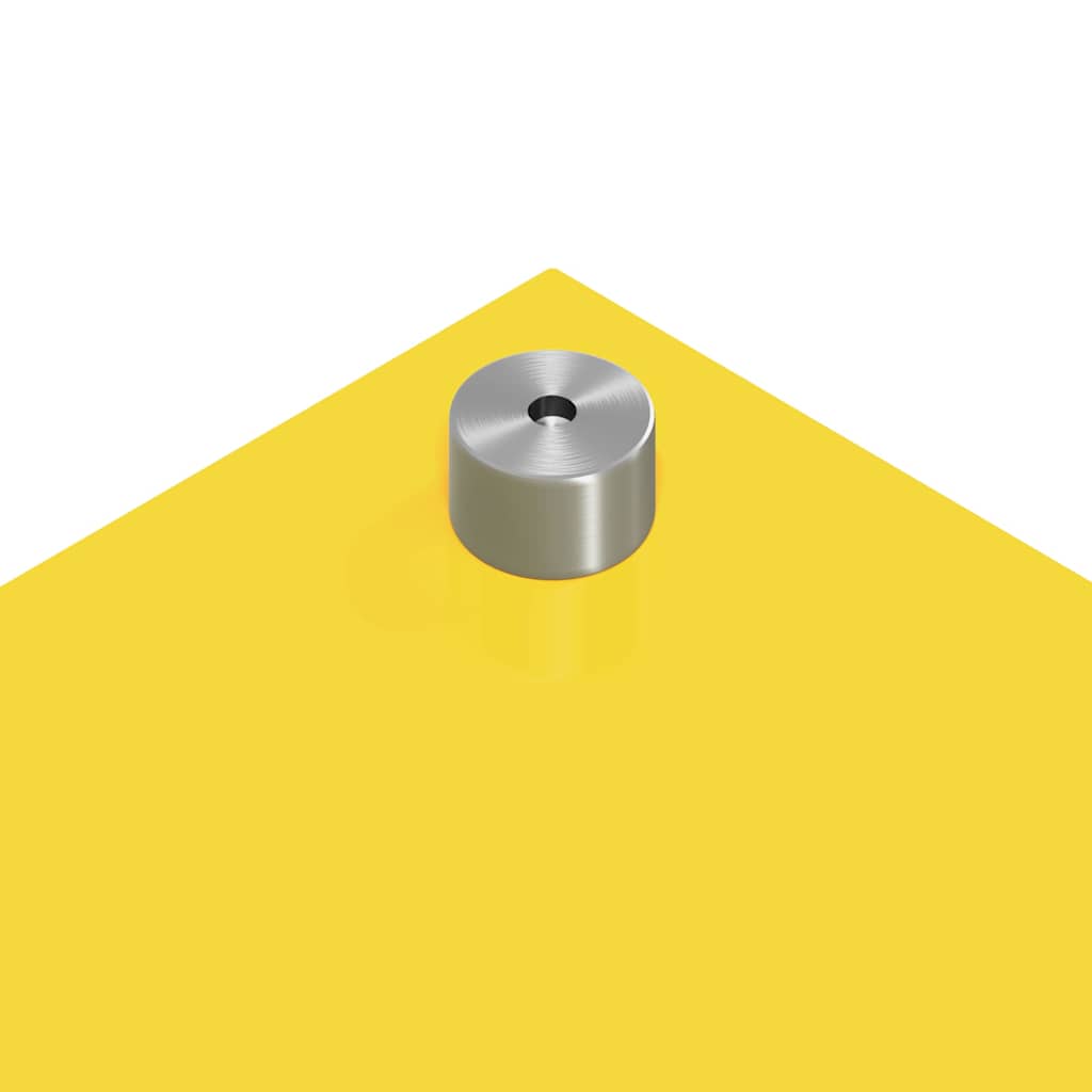 Küchenrückwand 2 pcs Gelb 100 x 50 cm Gehärtetes Glas