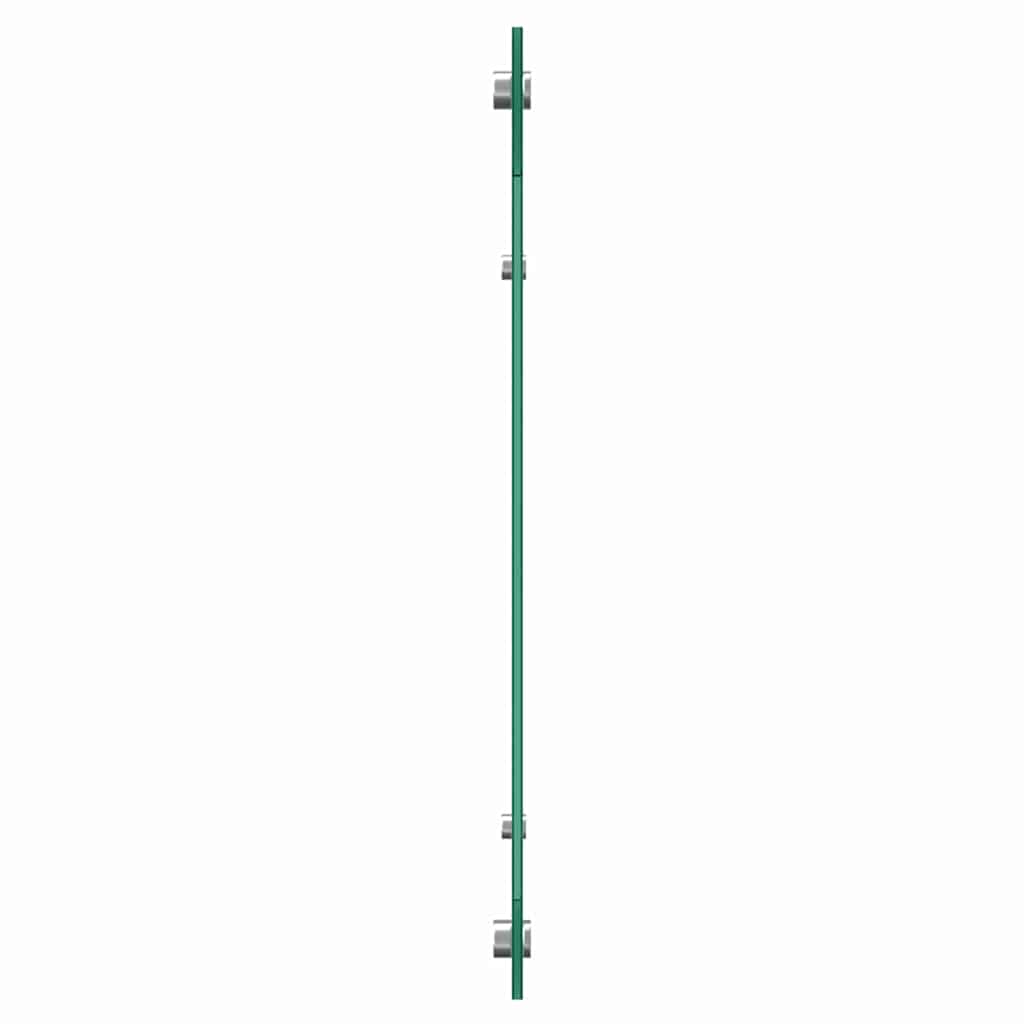 Küchenrückwand 2 pcs Weiß 120 x 50 cm Gehärtetes Glas