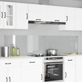 Küchenrückwand 2 pcs Transparent 110 x 50 cm Gehärtetes Glas